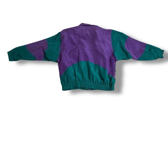 Vintage Bocoo Silk Tracksuit Hot Air Balloon Print Jacket Pants Set Size Small - Picture 2 of 15